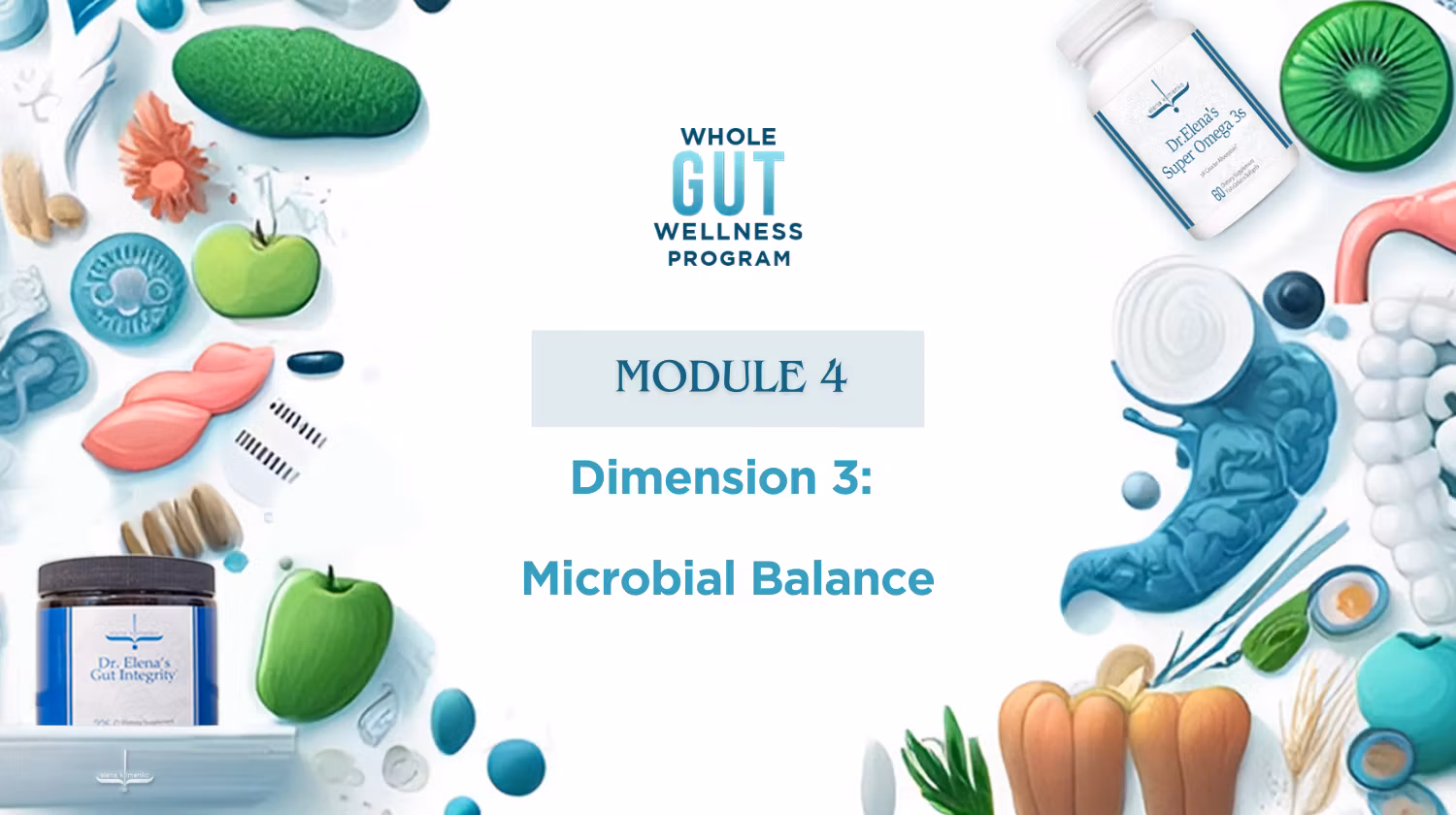 Whole Gut Wellness Program - Dimension 3: Microbial Balance