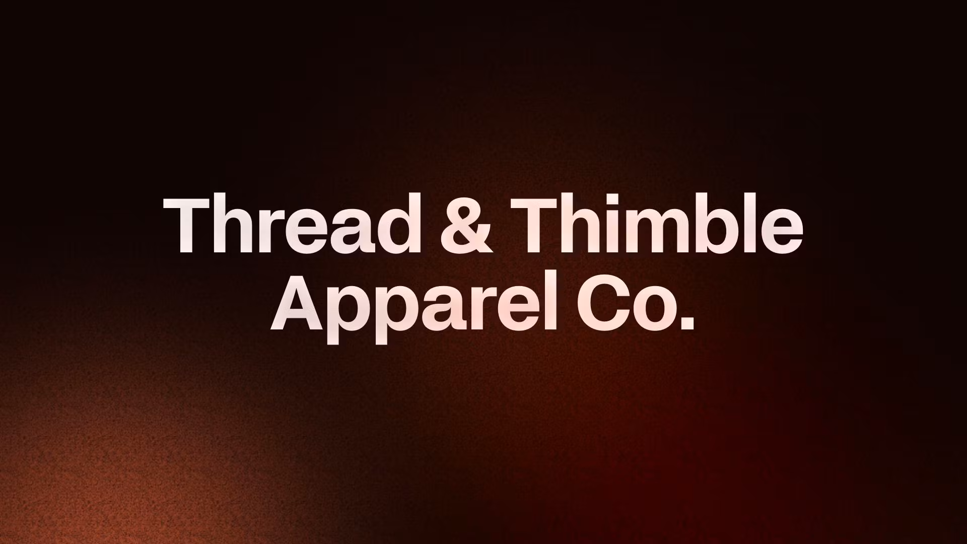 Thread & Thimble Apparel Co.
