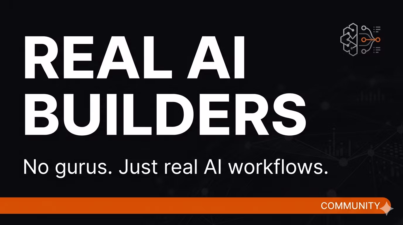 Real AI Builders Tools, templates, and honest updates for solo creators building