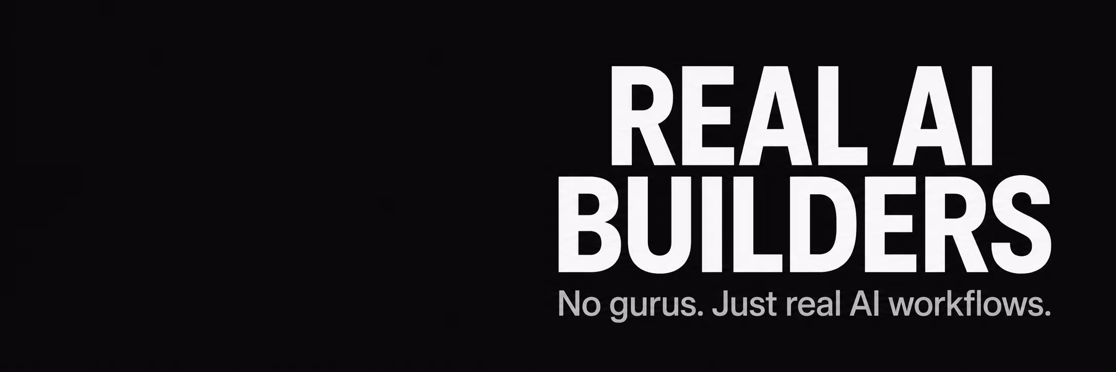 Real AI Builders