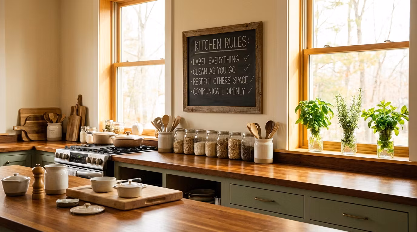 Shared Kitchen Rules That Actually Work