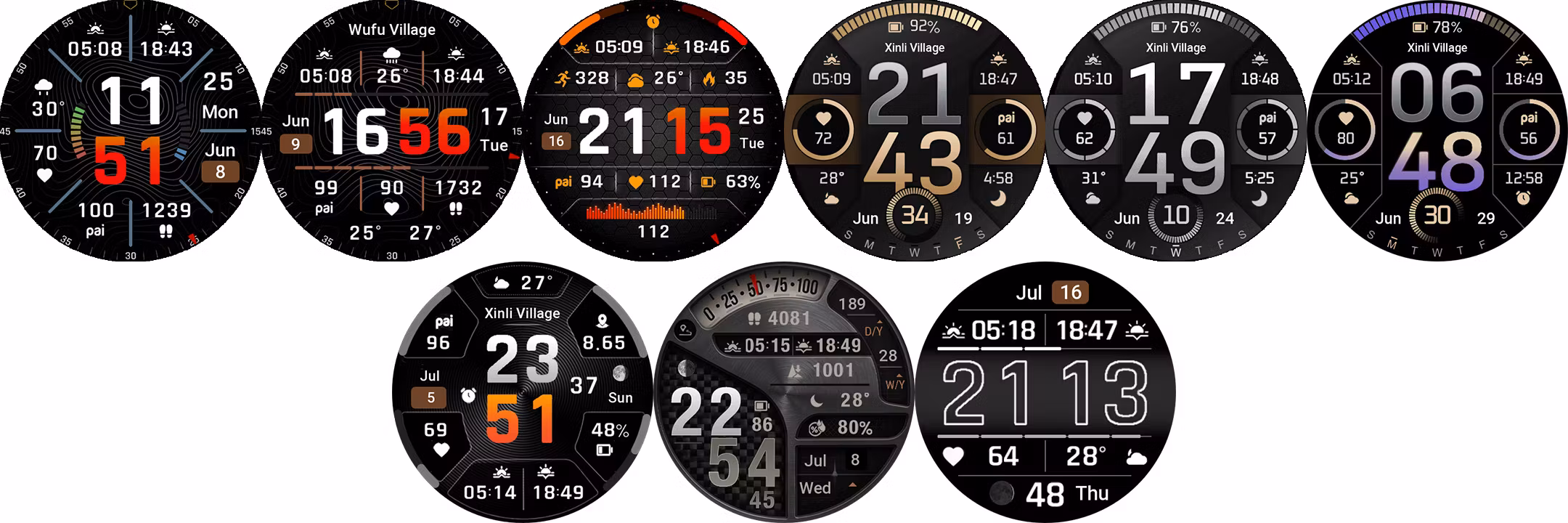 Matthew's Zepp WatchFaces