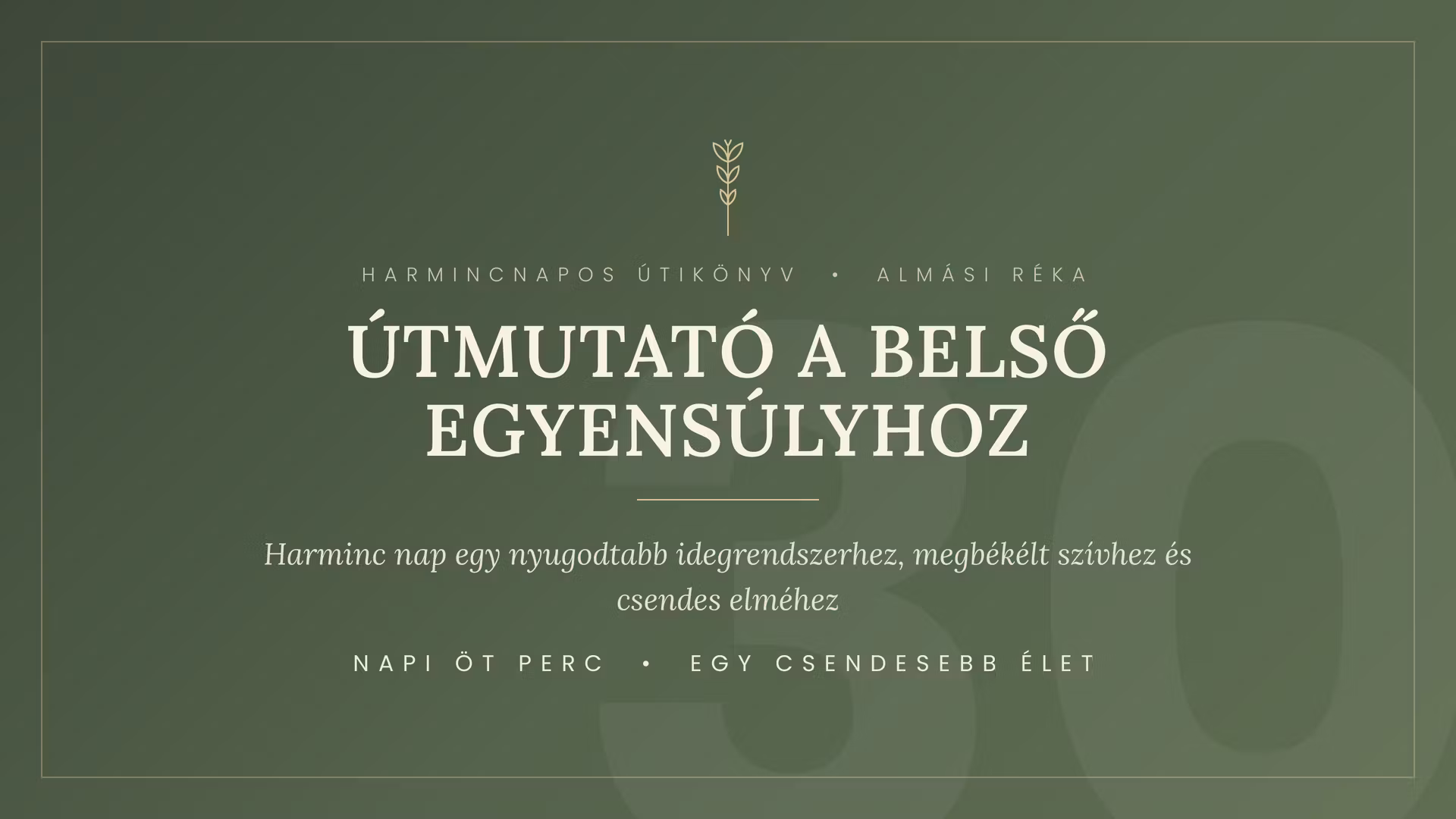 Útmutató a belső egyensúlyhoz Ebook