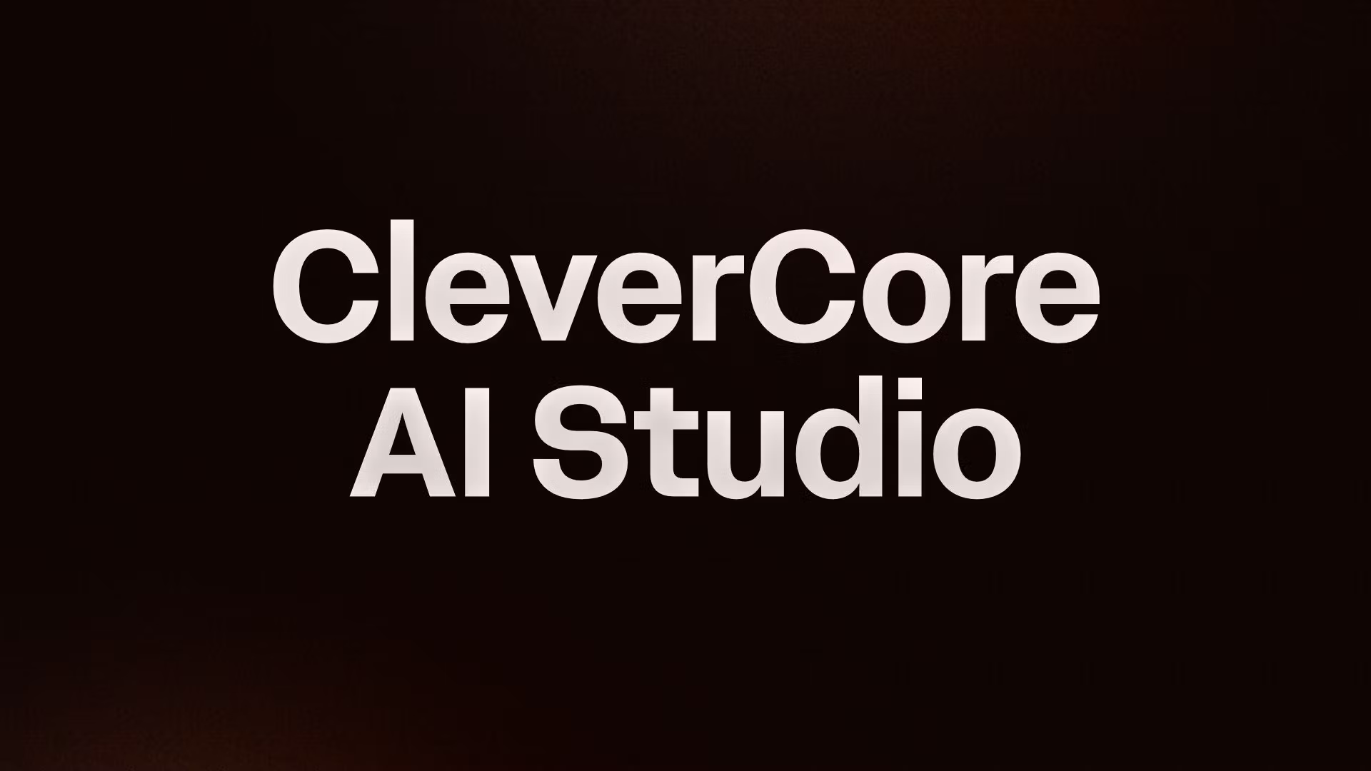 CleverCore AI Studio
