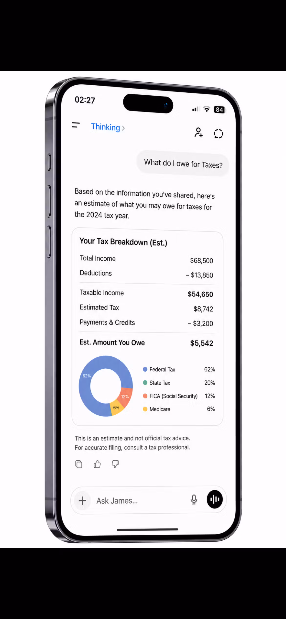 James - Ai Tax Assistant