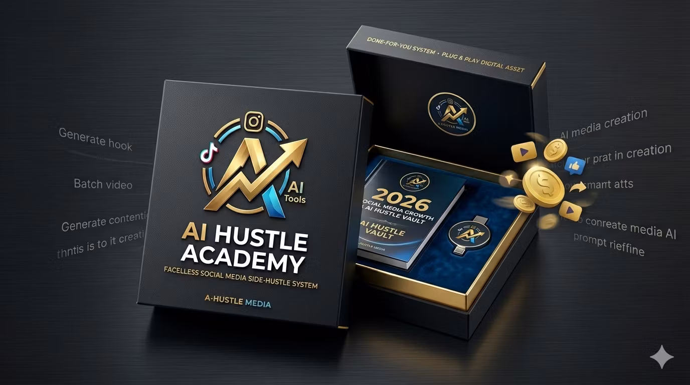 AI Hustle Academy: Faceless Social Media Side-Hustle System