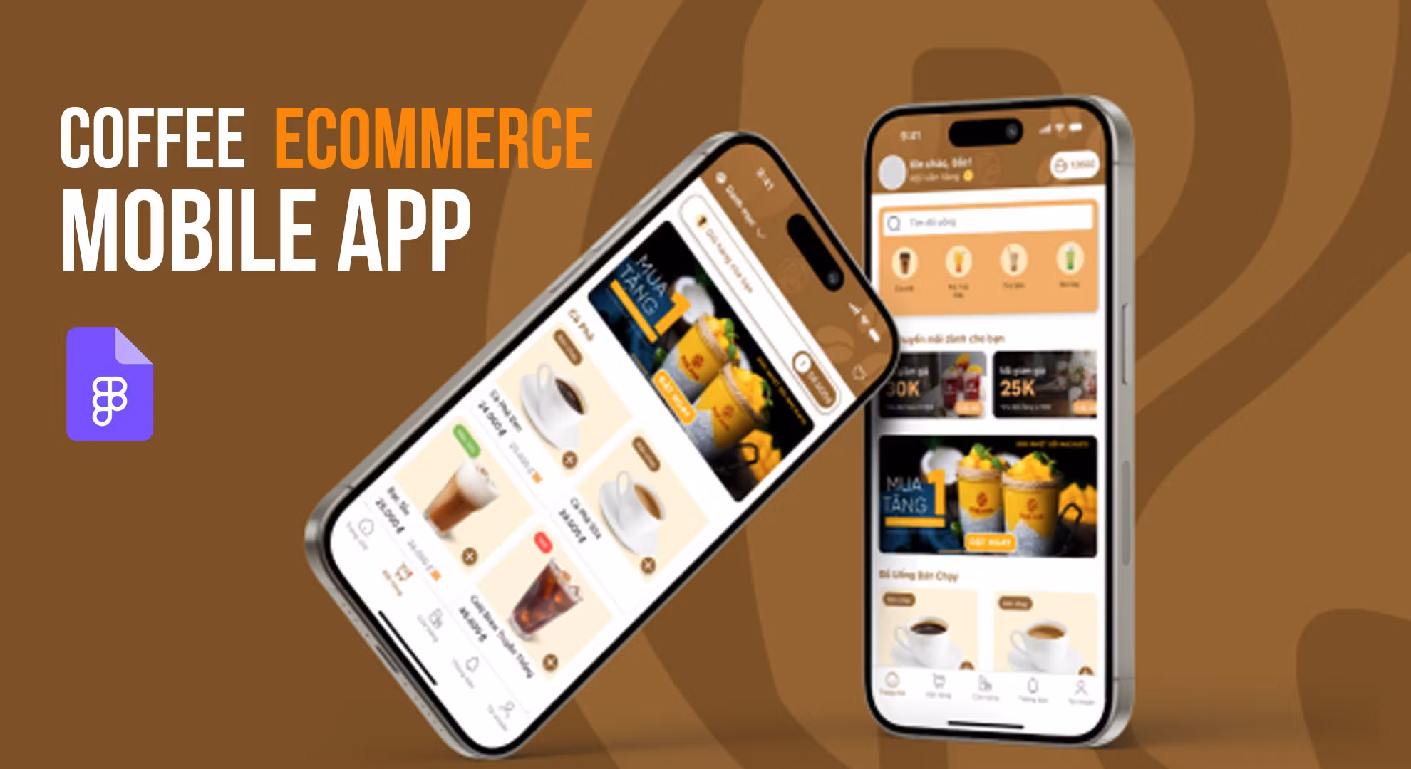 Coffee Ecommerce Mobile UI - Figma File Pack