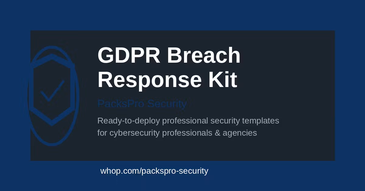 GDPR Breach Response Kit