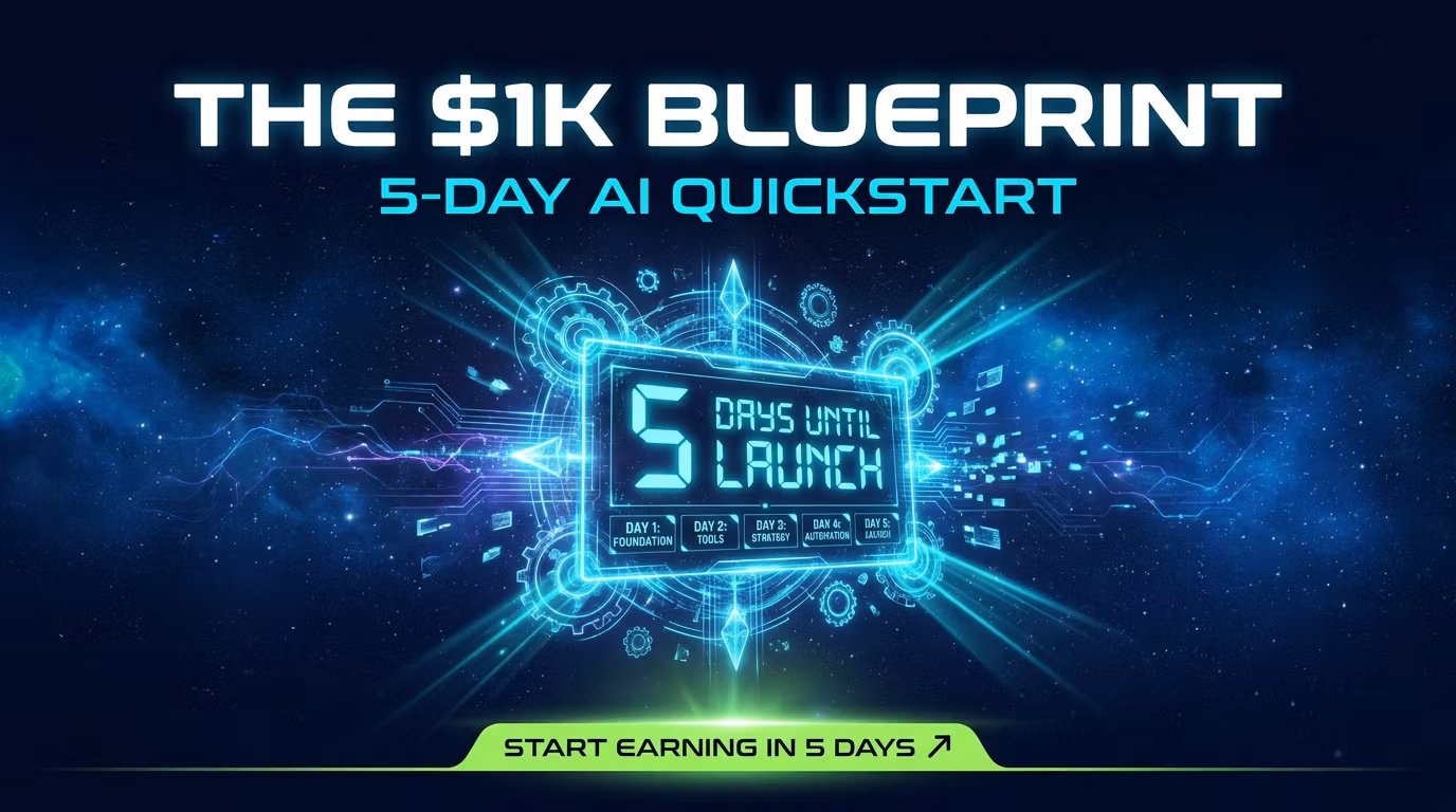 The $1K Blueprint: 5-Day AI Quickstart