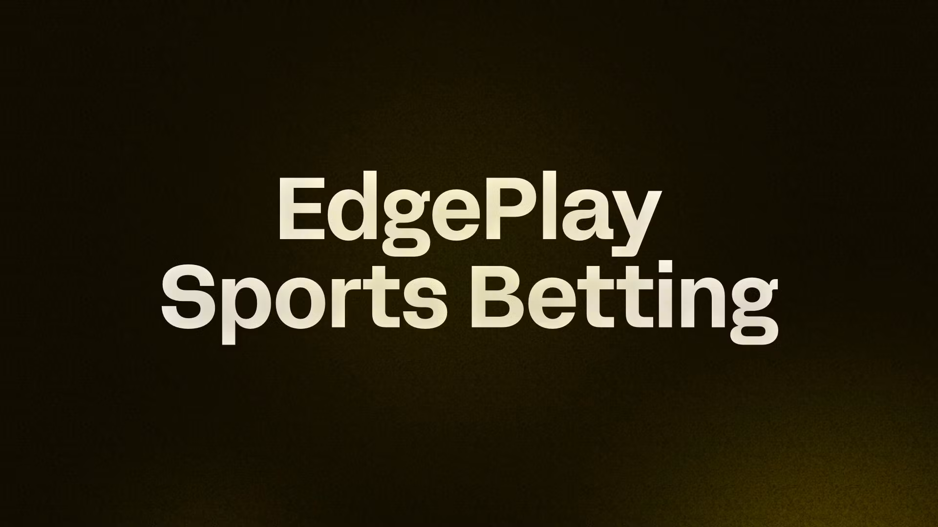 EdgePlay Sports Betting