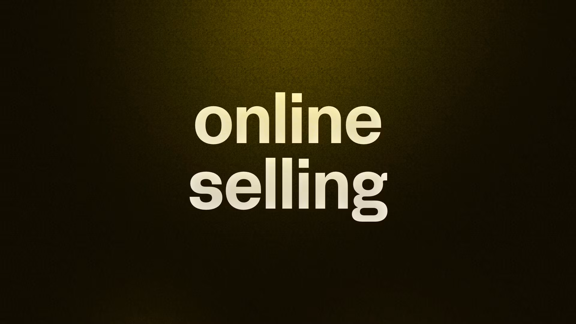 online selling 