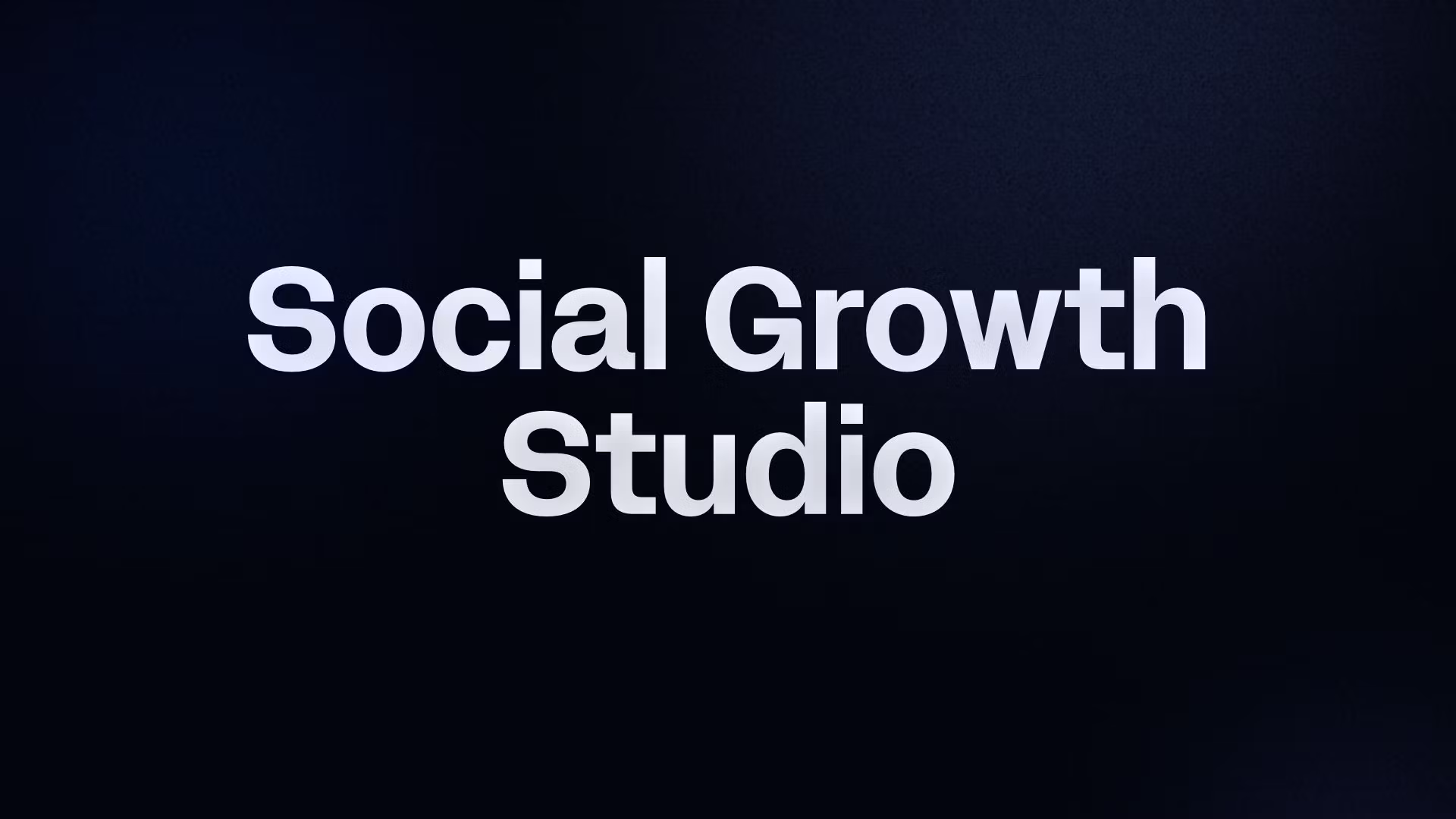 Social Growth Studio