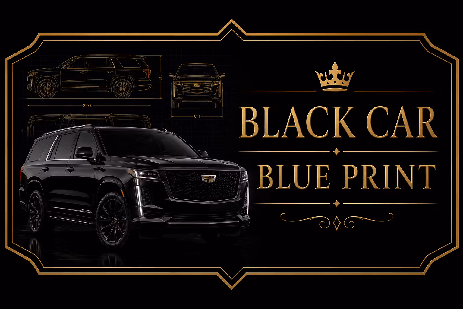 Black Car Blueprint 