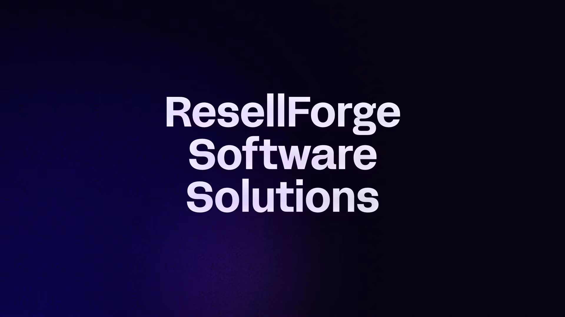 ResellForge Software Solutions