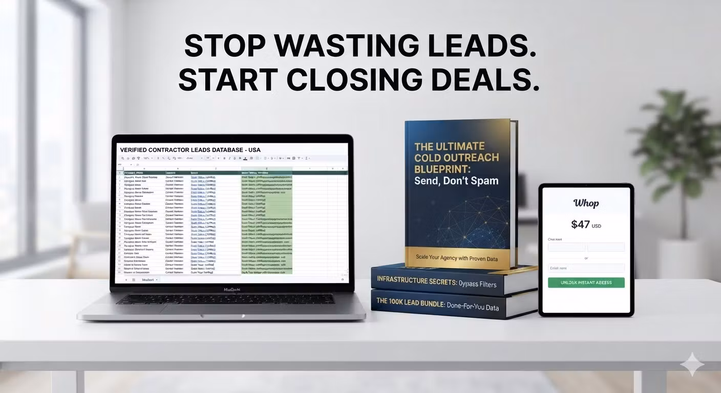 Tier 3-eBook, 100 leads, PLR.  10 Fatal Mistakes Agencies Make in Cold Outbound