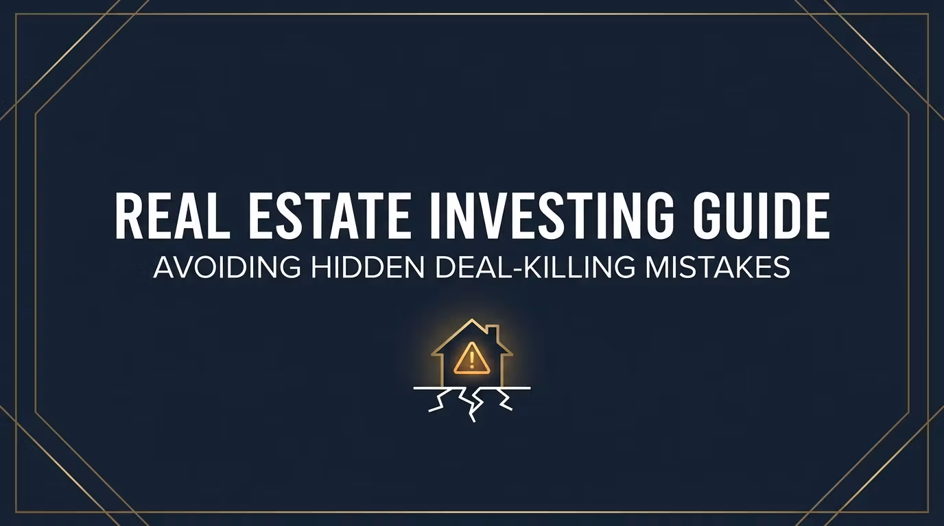 5 Mistakes That Quietly Kill First Deals