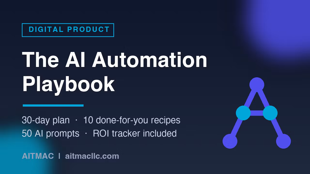 The AI Automation Playbook — Reclaim 10+ Hours/Week