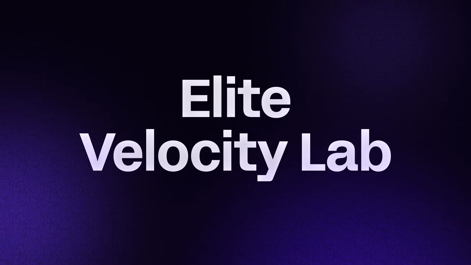 Elite Velocity Lab