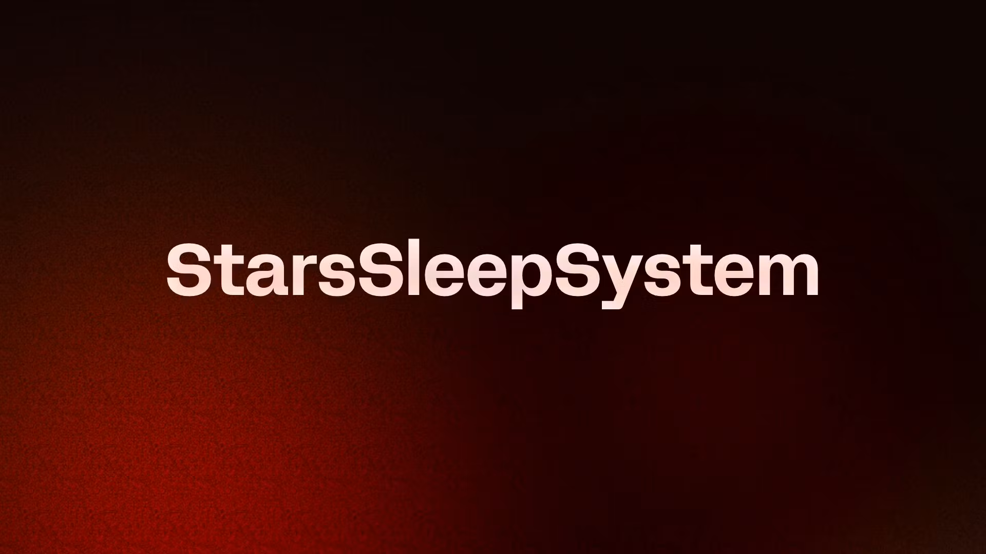 StarsSleepSystem