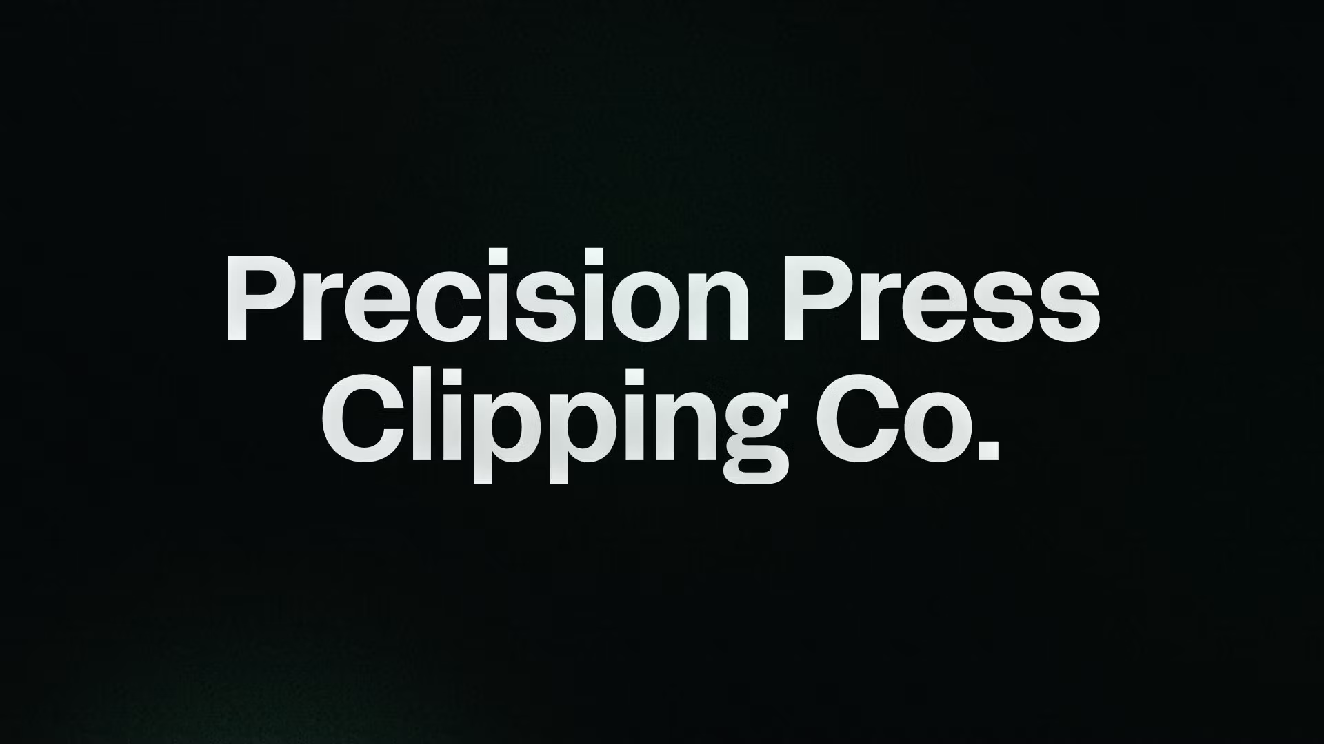 Precision Press Clipping Co.
