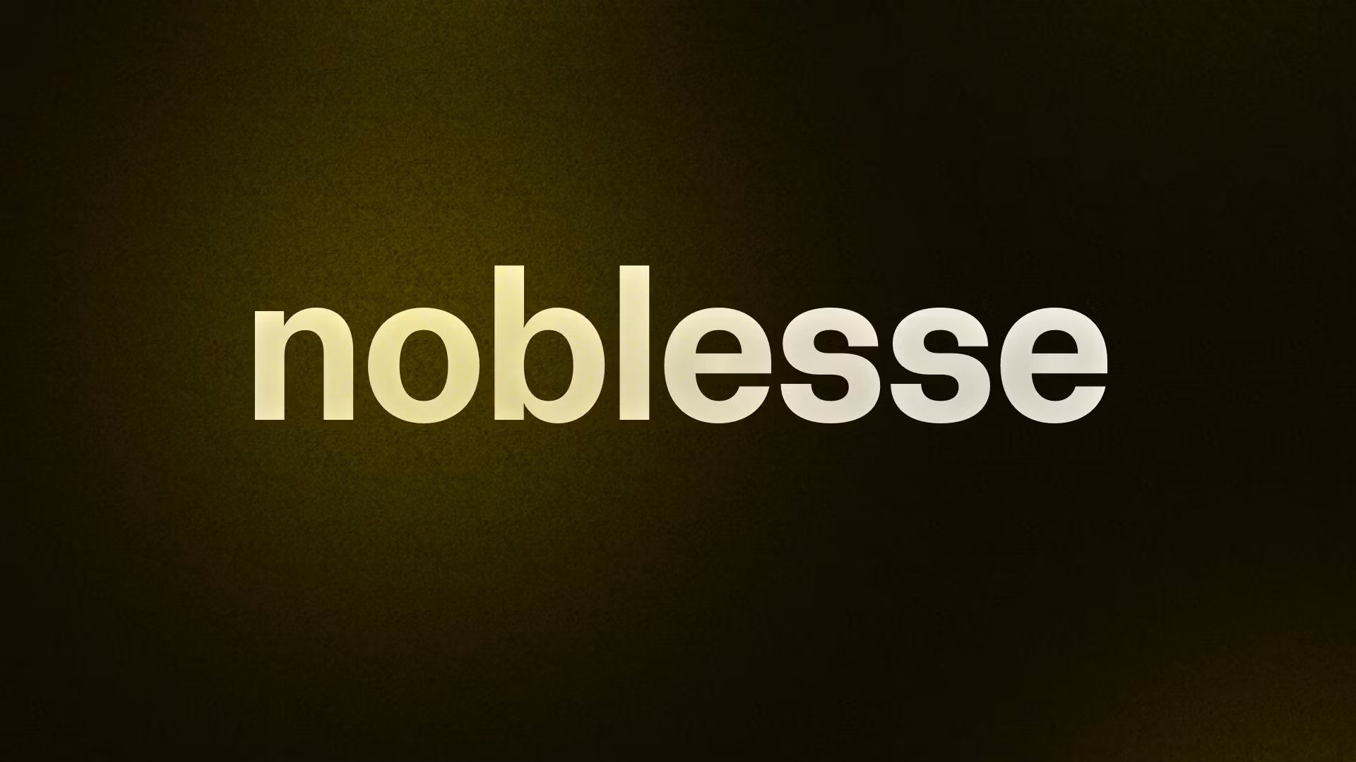noblesse