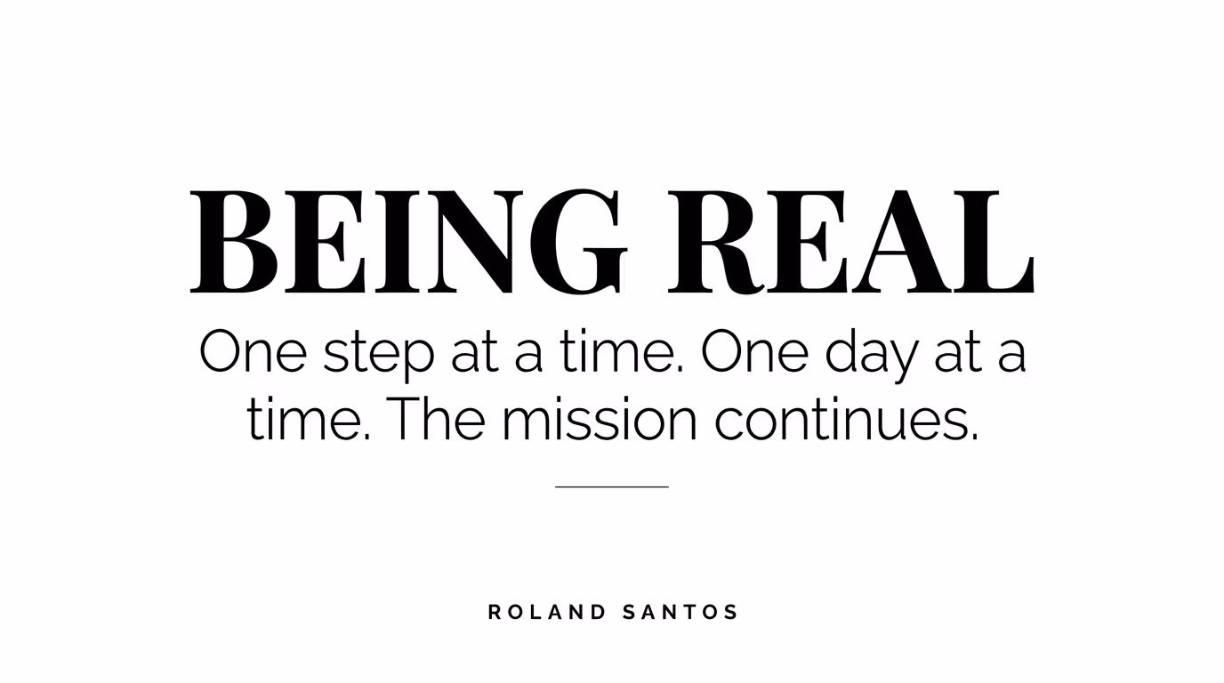 Being real