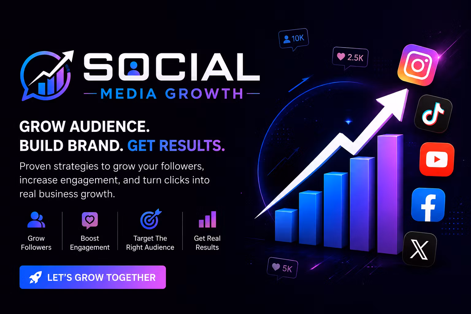 Social Media Growth 💹📈