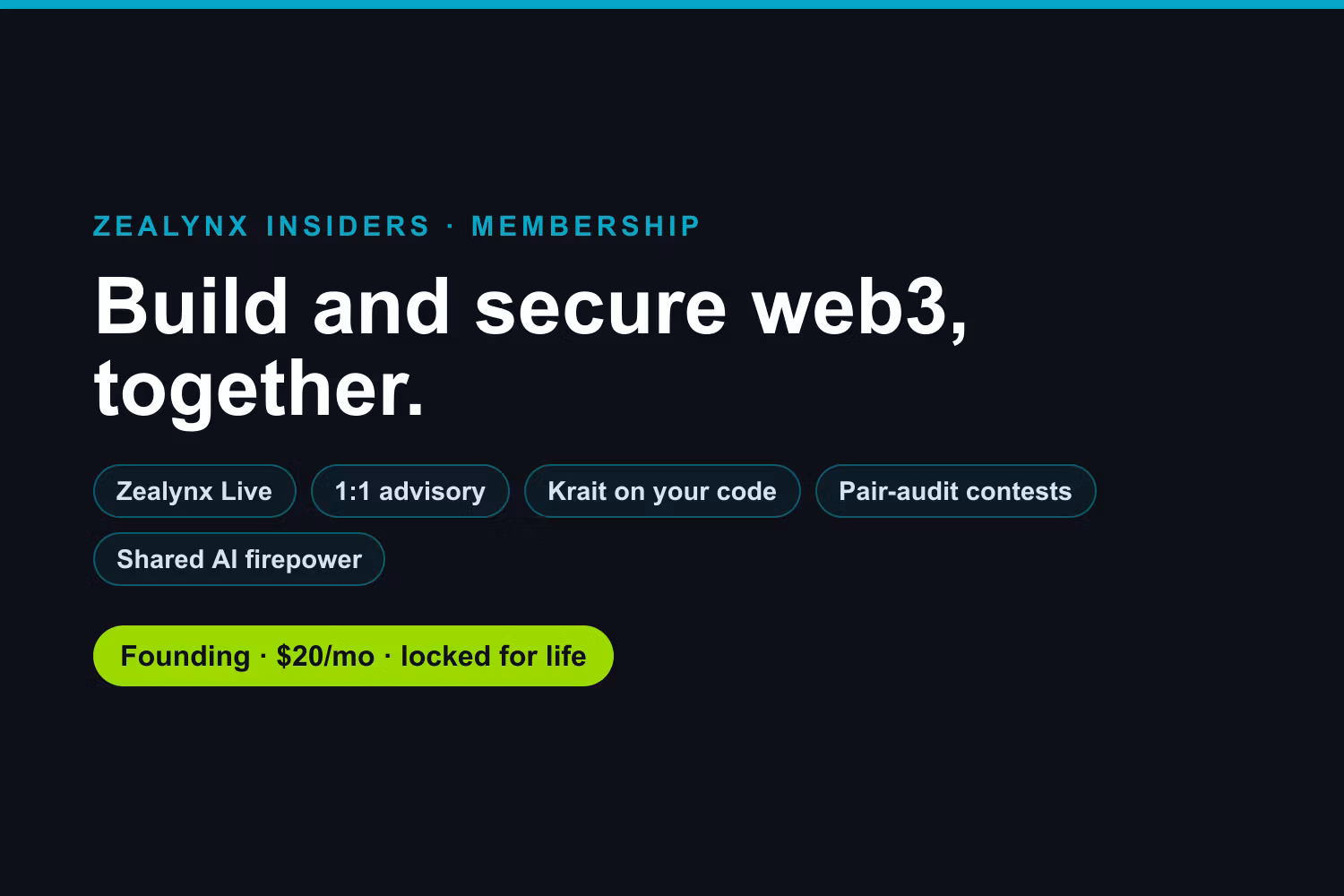 Zealynx Insiders Membership