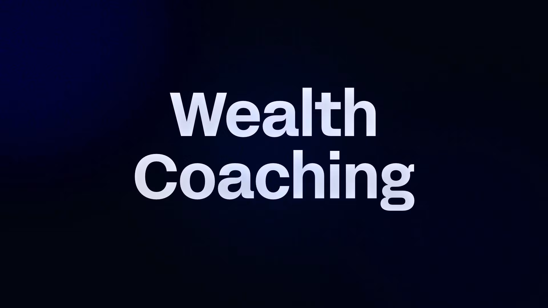 Wealth Coaching