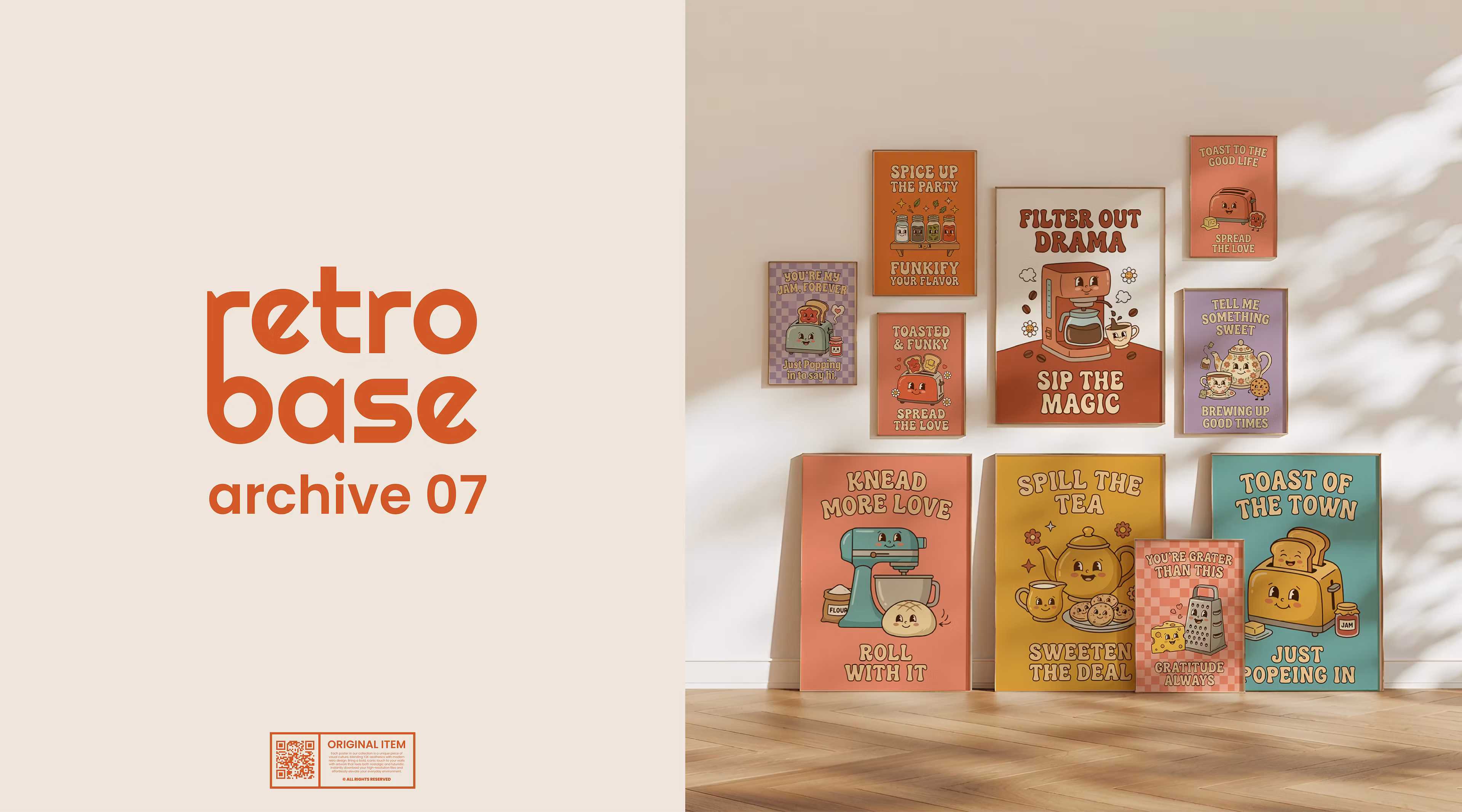 retroBase: Archive 07 – Heartfelt Kitchen Puns