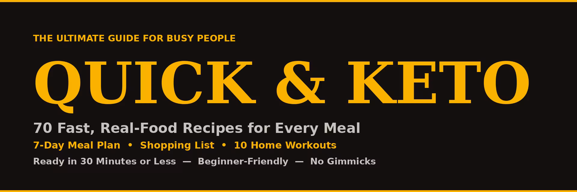 Quick & Keto