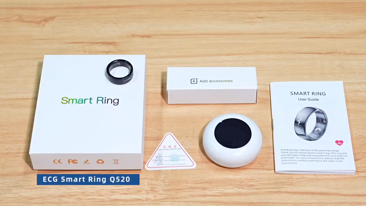 Smart Health Ring with ECG Function
