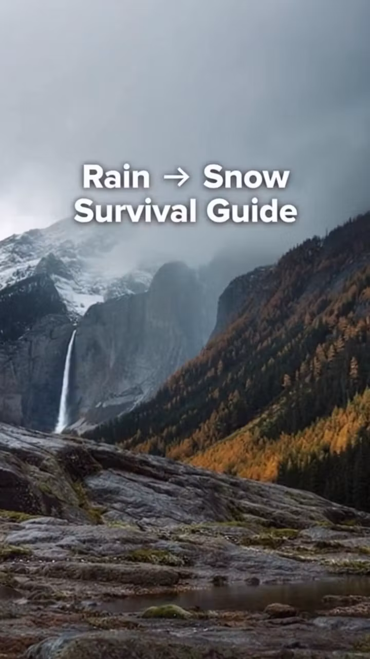 Mountain survival checklist & guide fo