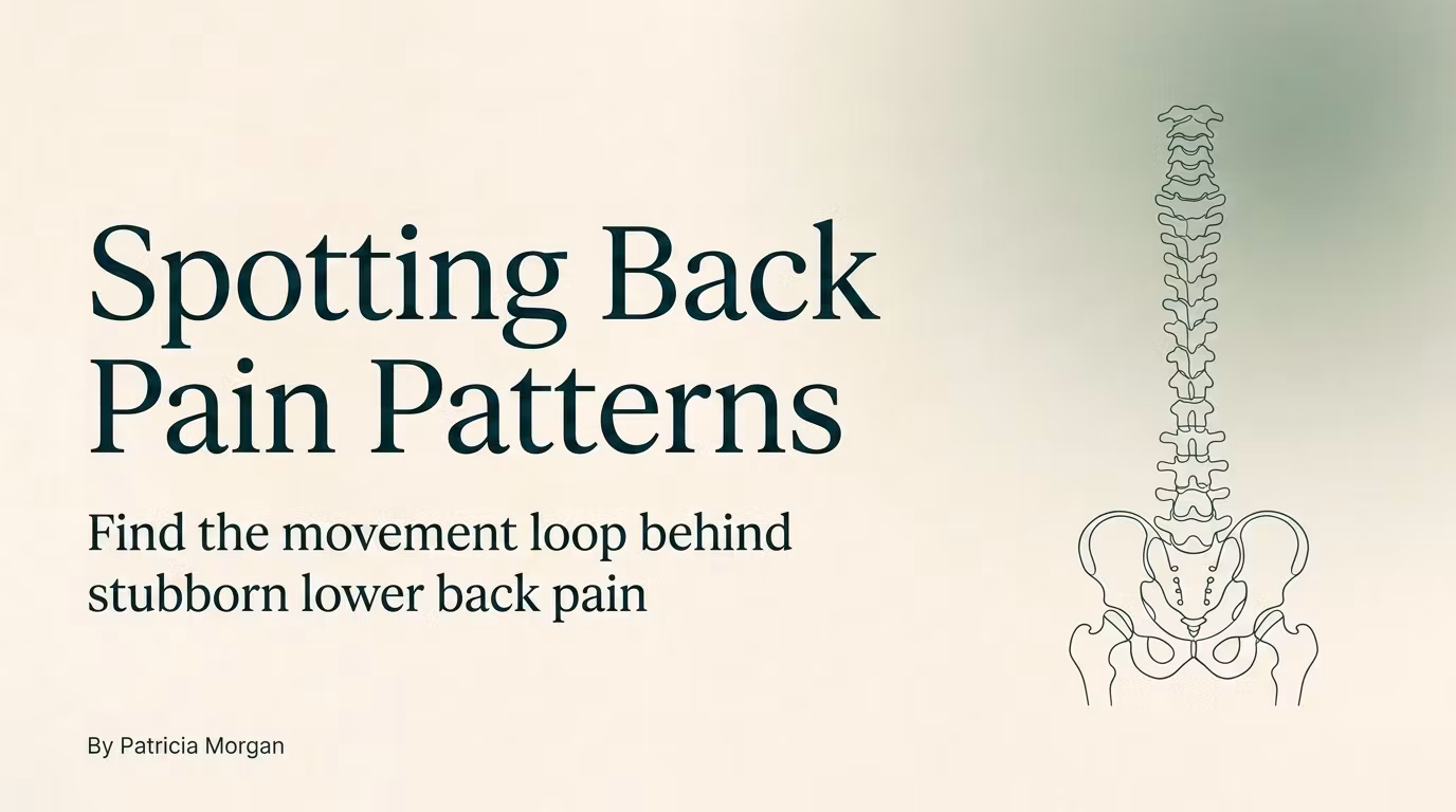 Spotting Back Pain Patterns