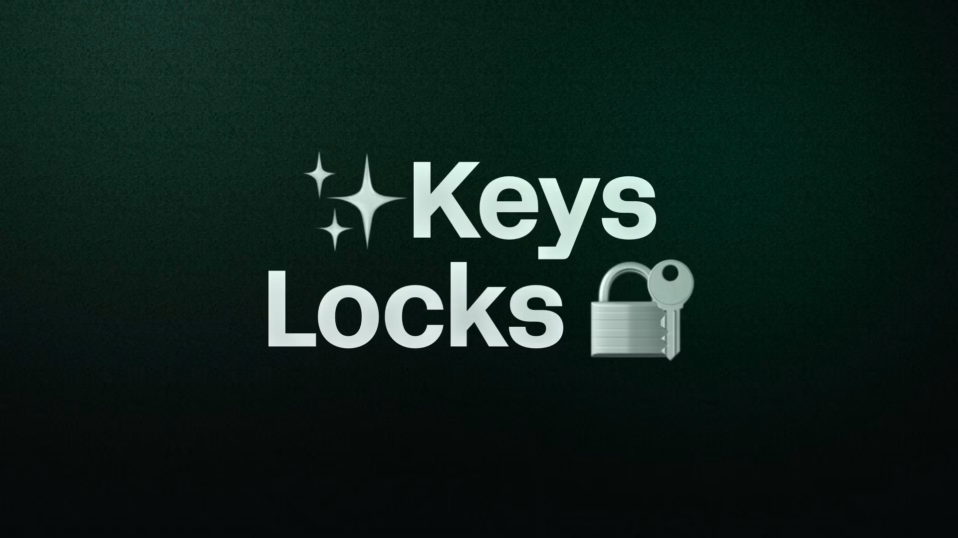 ✨Keys Locks 🔐 