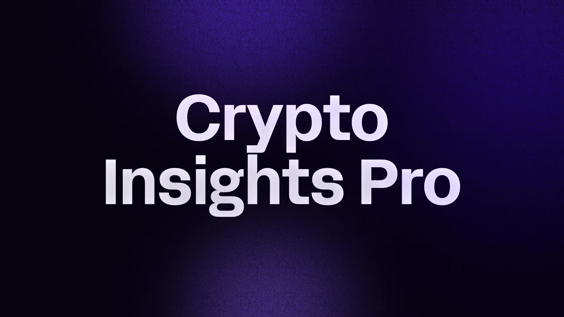 Crypto Insights Pro 