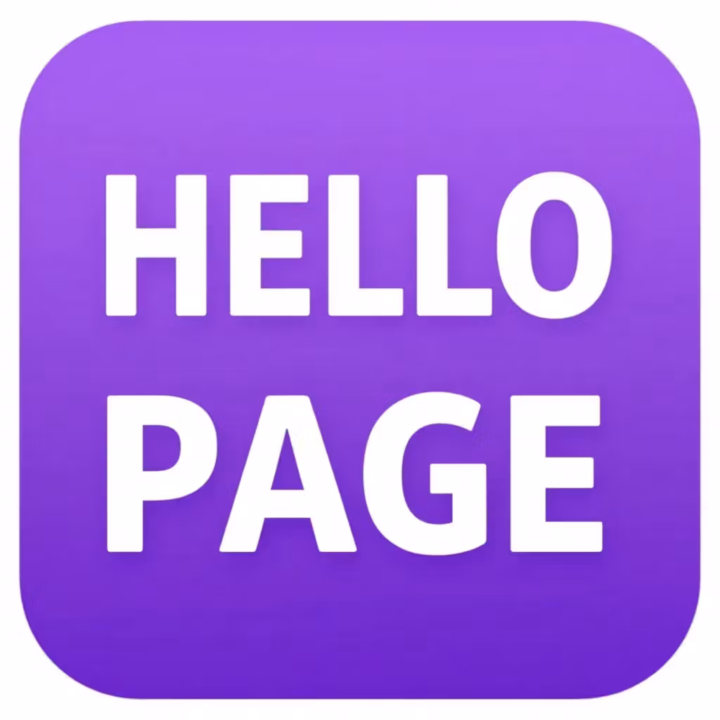 Hello Page