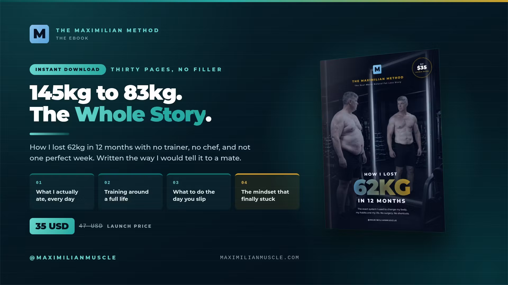 eBook - The Maximilian Method - How I Lost 62kg in 12 Months
