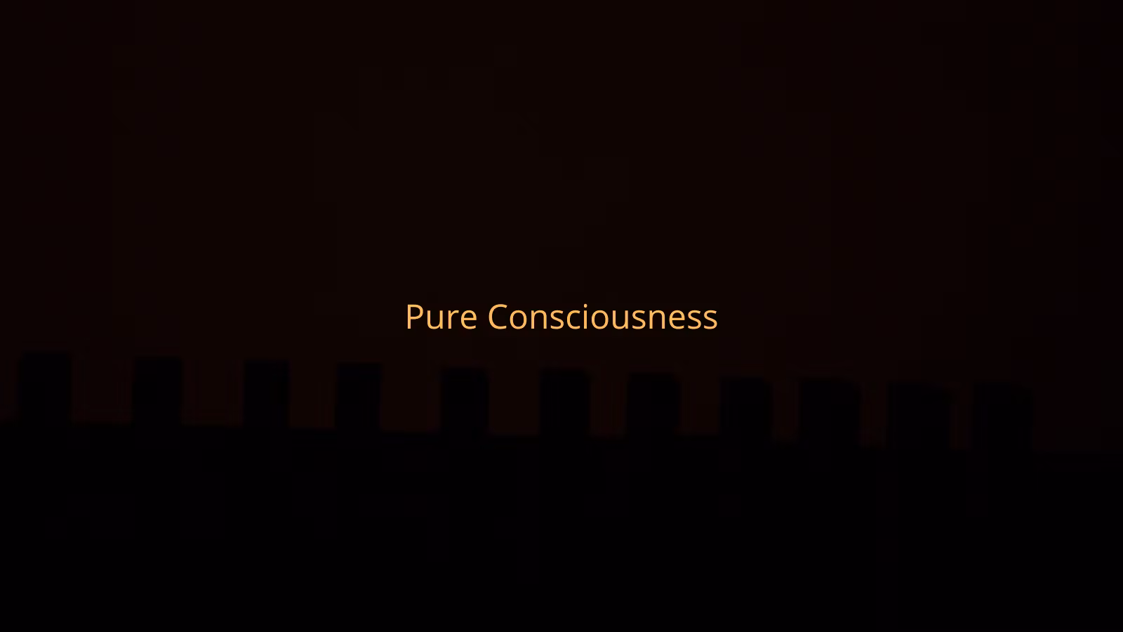Pure Consciousness.