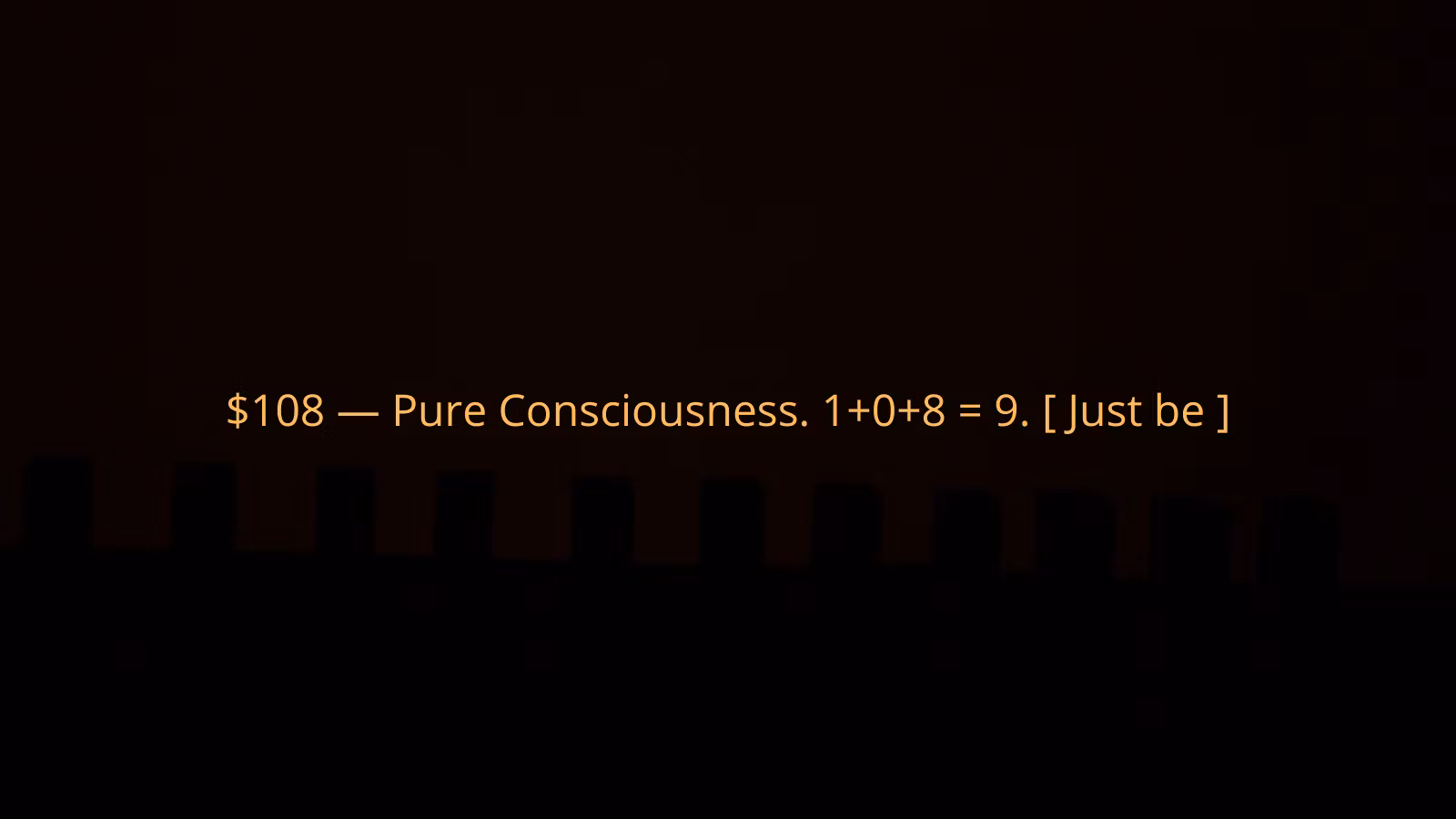 Pure Consciousness.