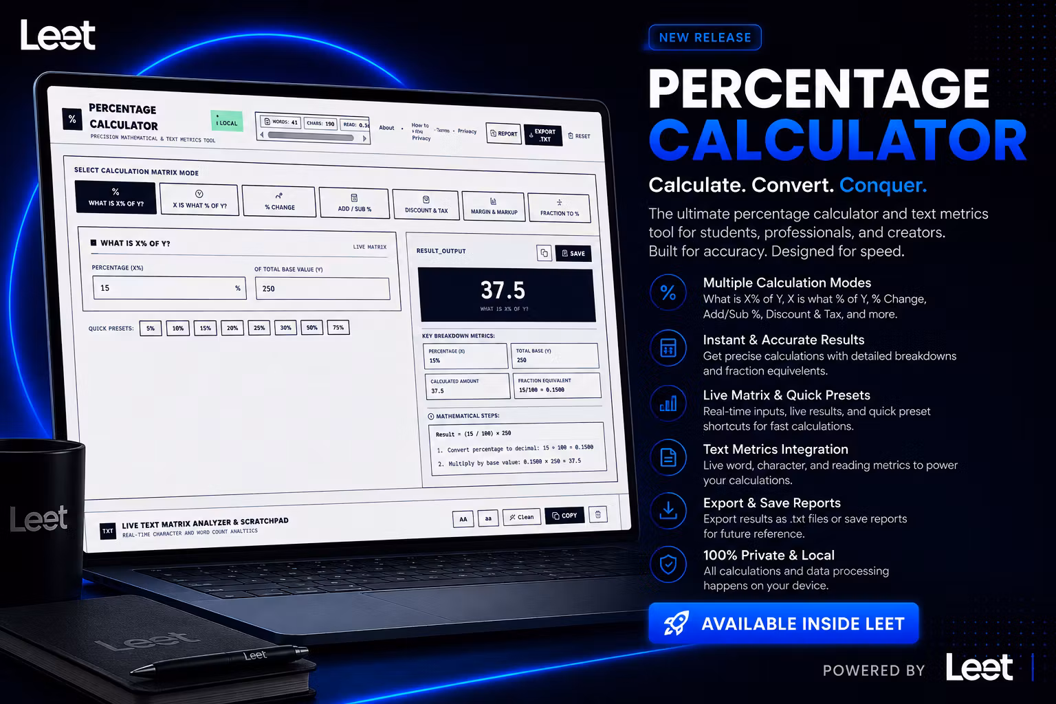Percentage Calculator Theme