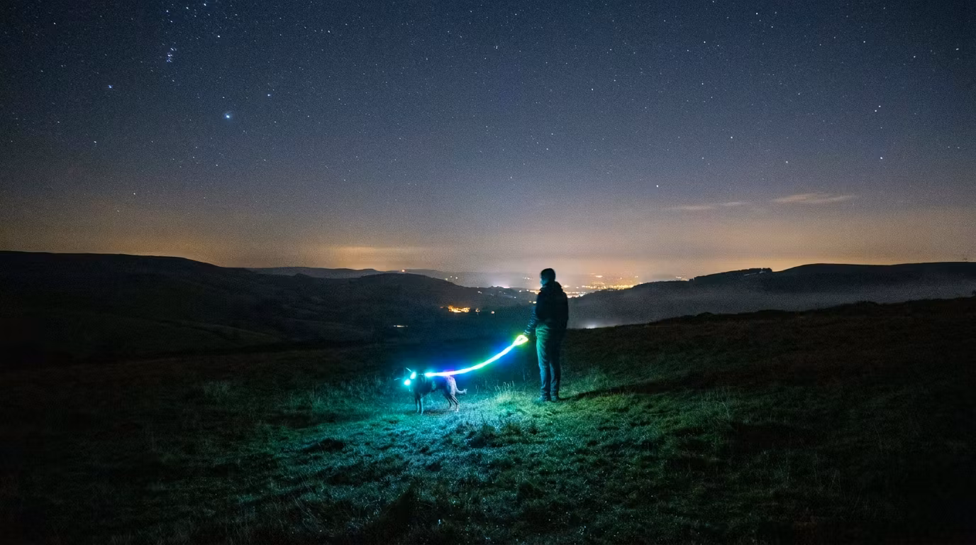 Night-Glow LED Dog Leash