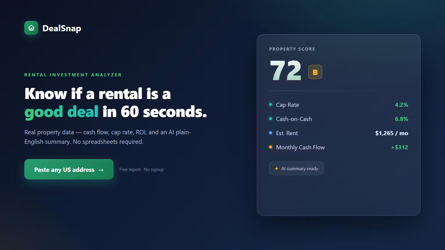 DealSnap Analytics