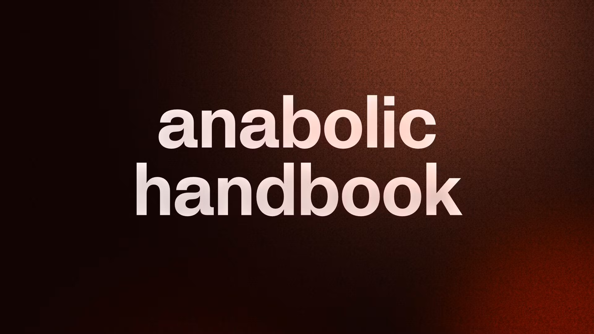 anabolic handbook 
