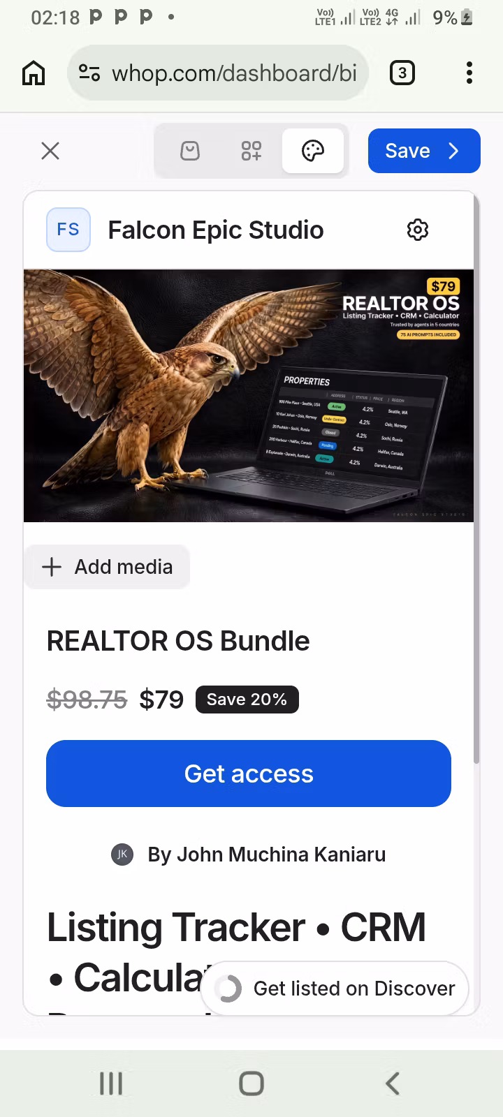 Falcon Epic Studio