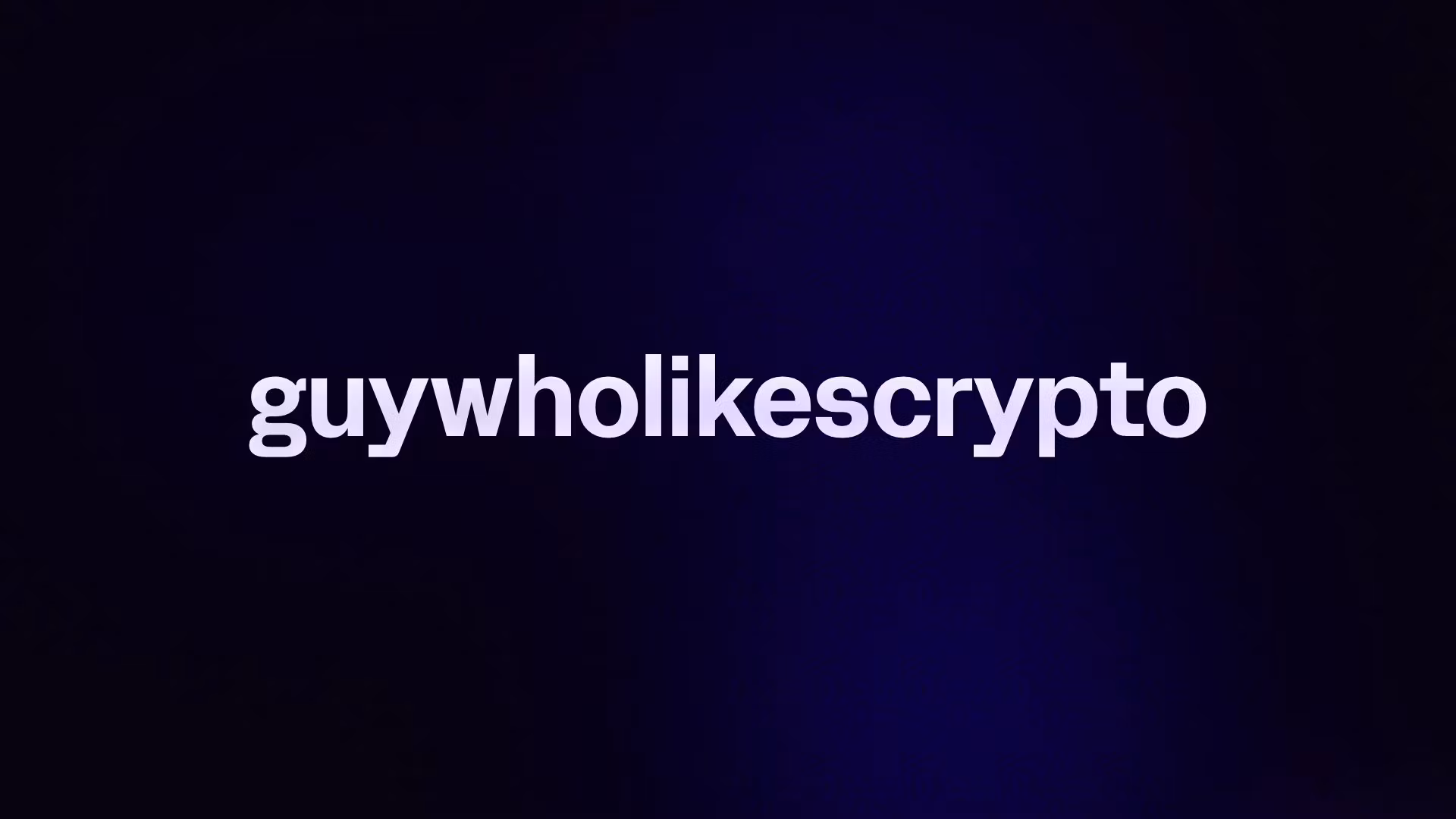 guywholikescrypto