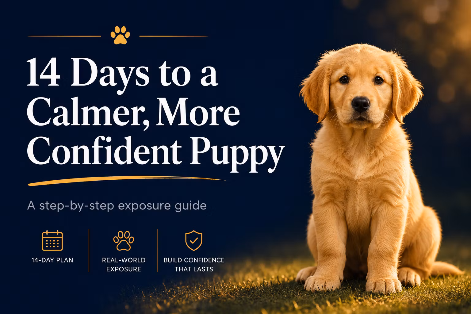 Calm Confidence: The First 14 Days Puppy Guide
