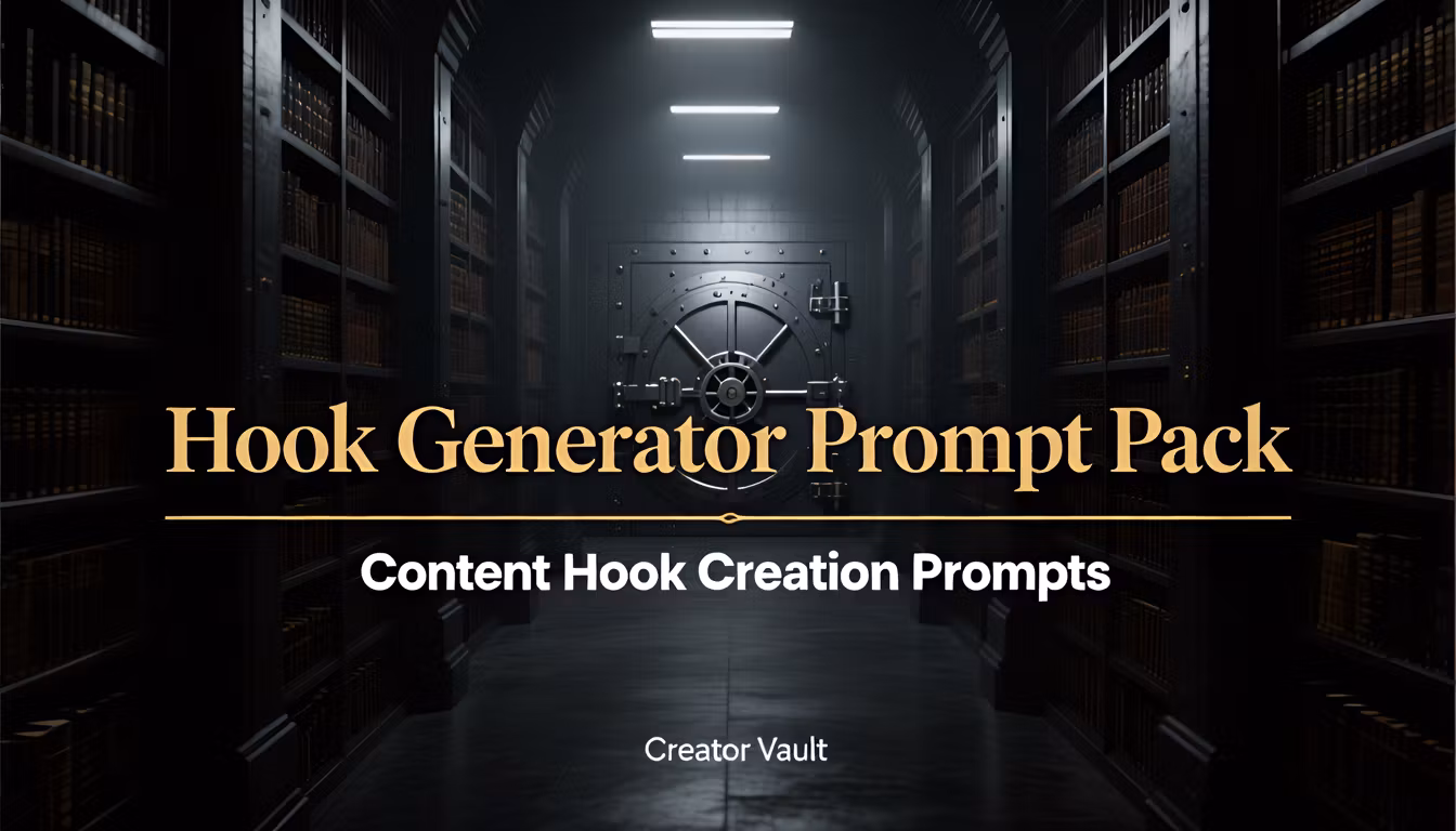 Hook Generator Prompt Pack