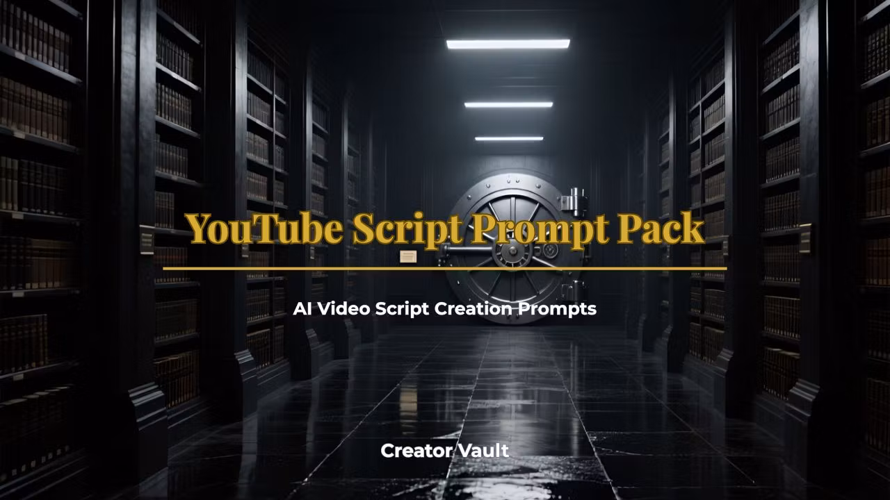 YouTube Script Prompt Pack