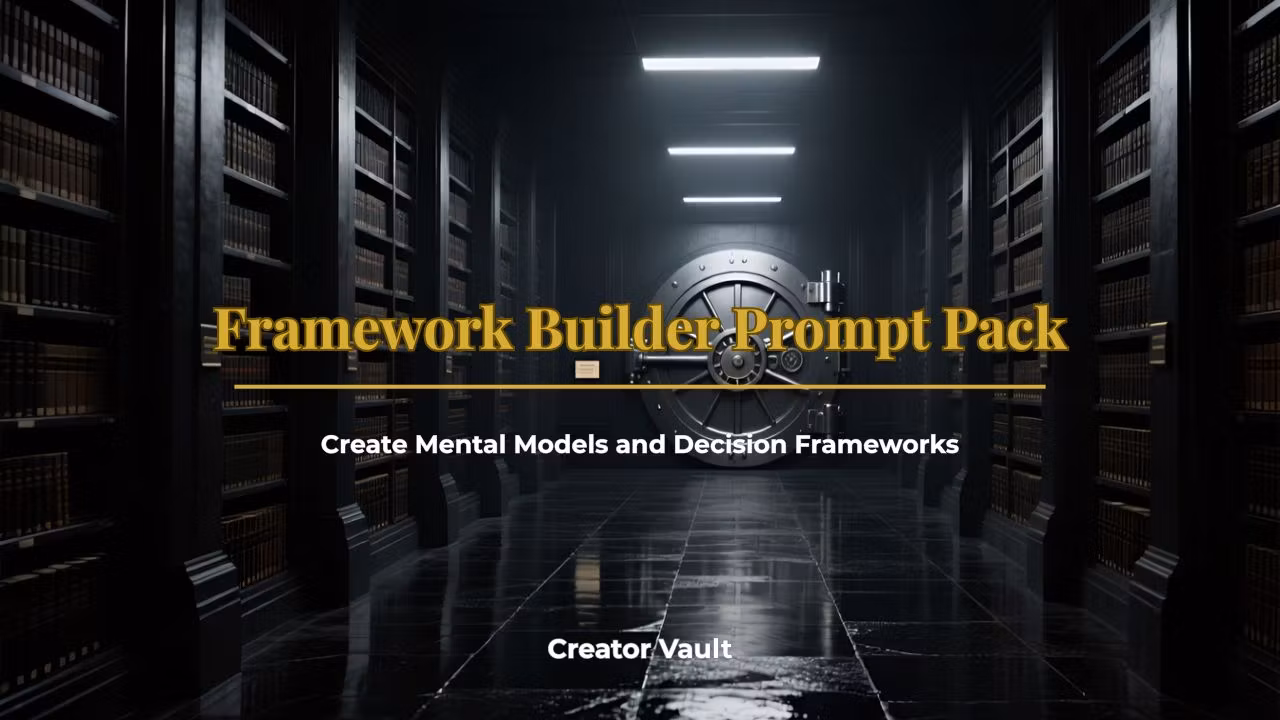 Framework Builder Prompt Pack